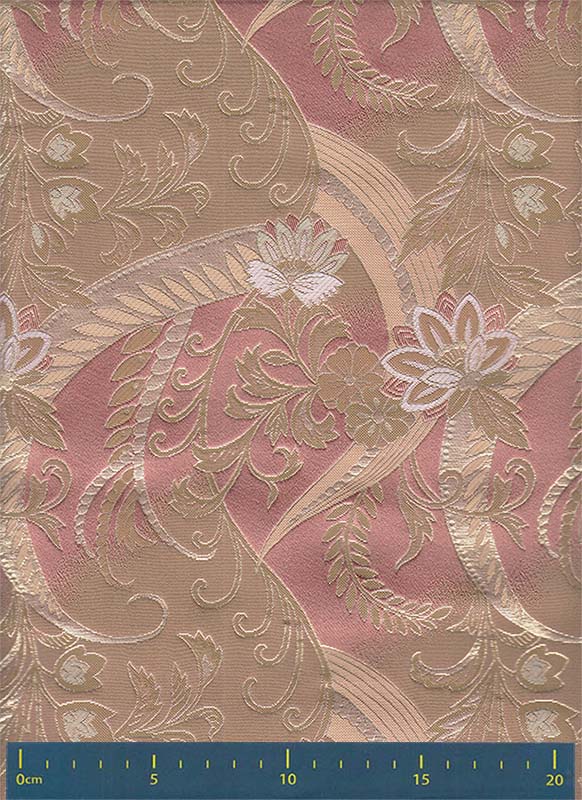 金襴生地 限定　-桜洋唐草　うす紅-