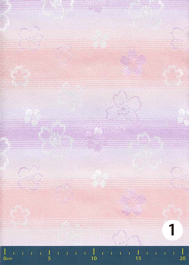 金襴生地 定番　-桜に芯ぼかし-