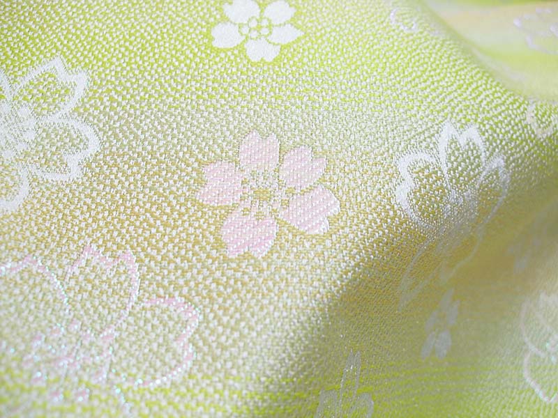金襴生地 定番　-桜に芯ぼかし-