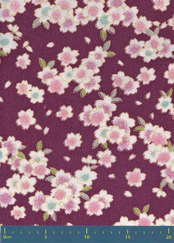 限定ちりめん友禅　-金糸目桜尽くし-