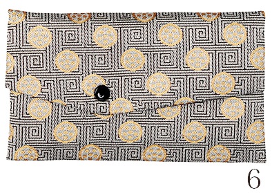 西陣織　A　ソフトホック付きポーチ