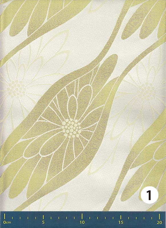 仏事用金襴　-道長菊-