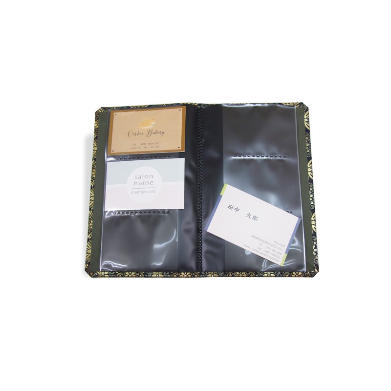 金襴カードフォルダー　-華格子-