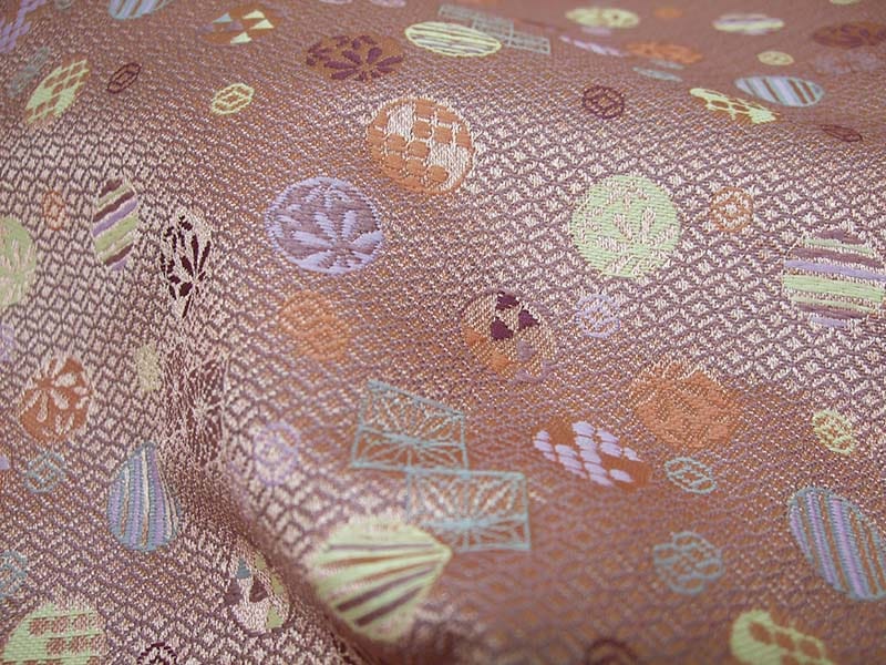 金襴生地 定番　-サークルパッチ-