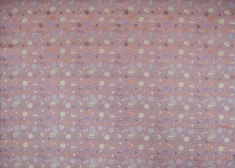 金襴生地 定番　-サークルパッチ-