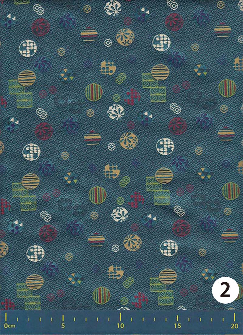 金襴生地 定番　-サークルパッチ-