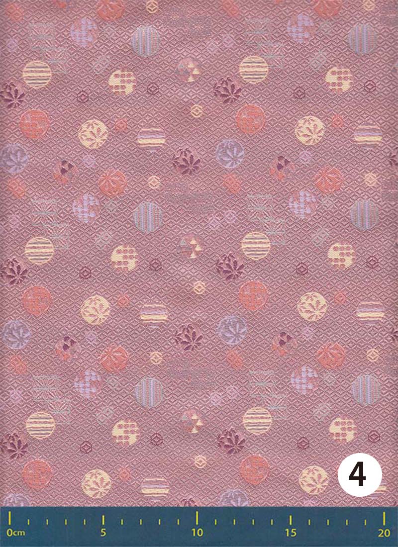 金襴生地 定番　-サークルパッチ-