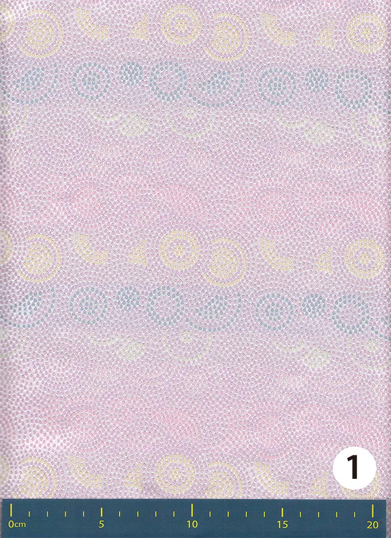 金襴生地 定番　-多彩鮫小文-