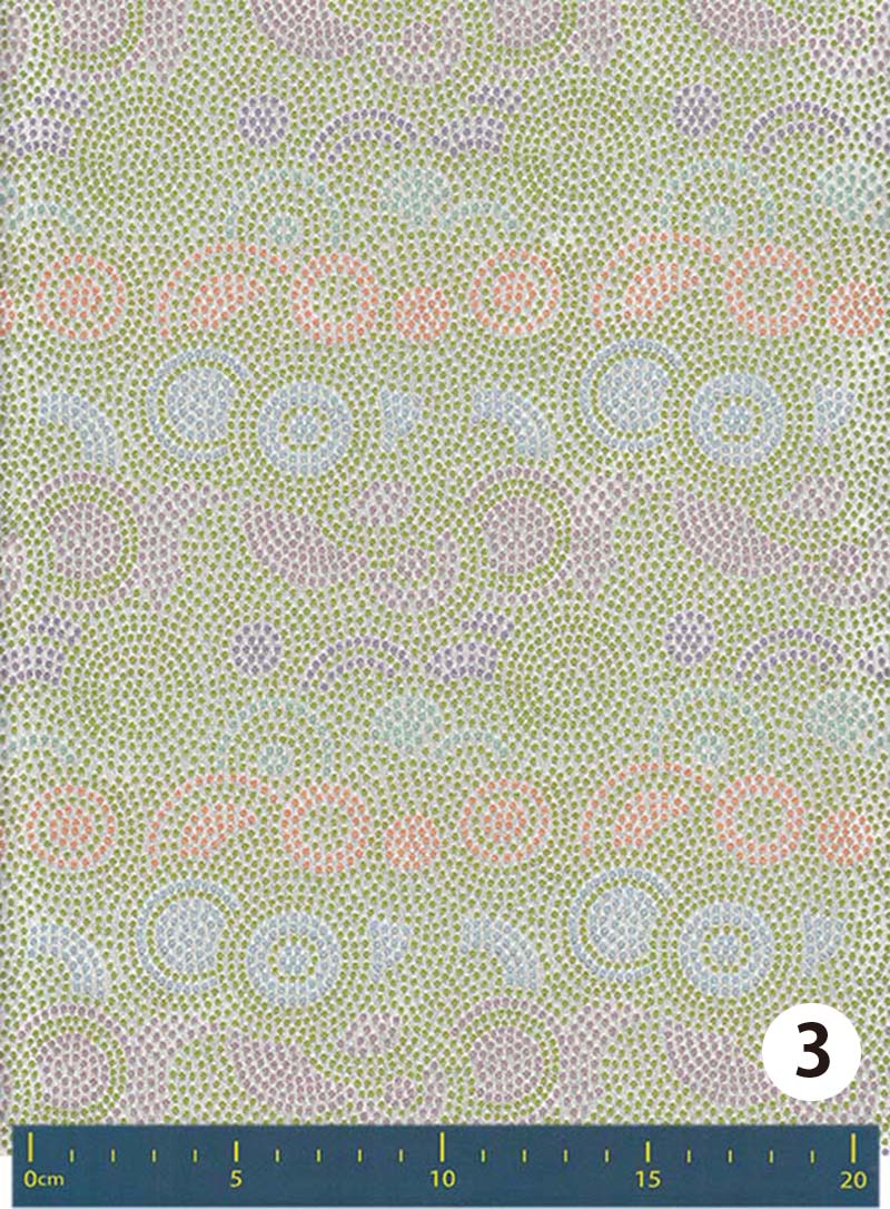 金襴生地 定番　-多彩鮫小文-