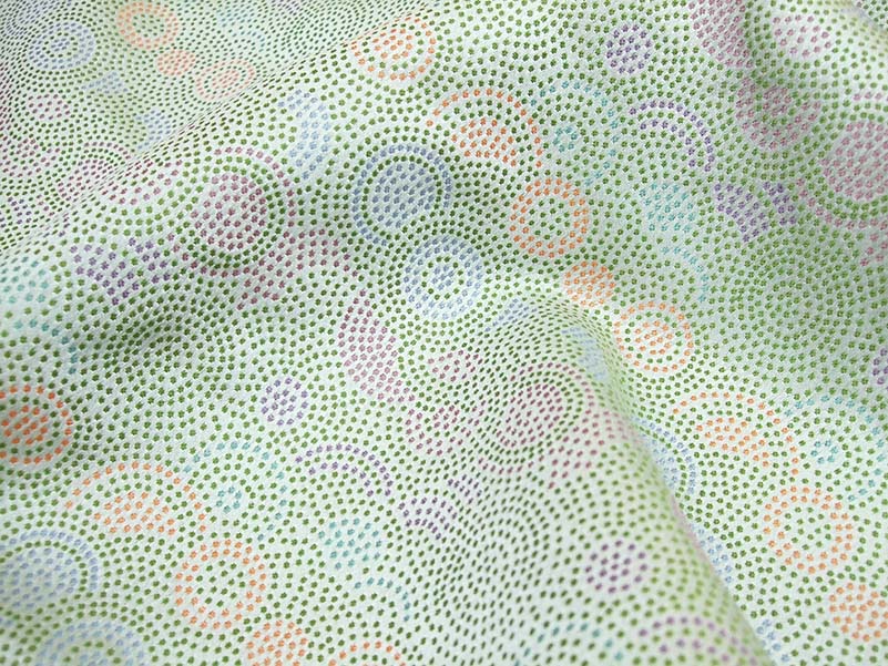 金襴生地 定番　-多彩鮫小文-