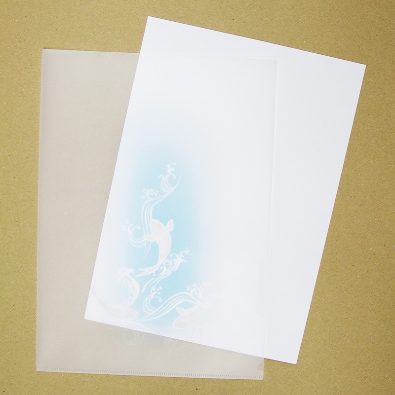 クリアファイル　-鯉-