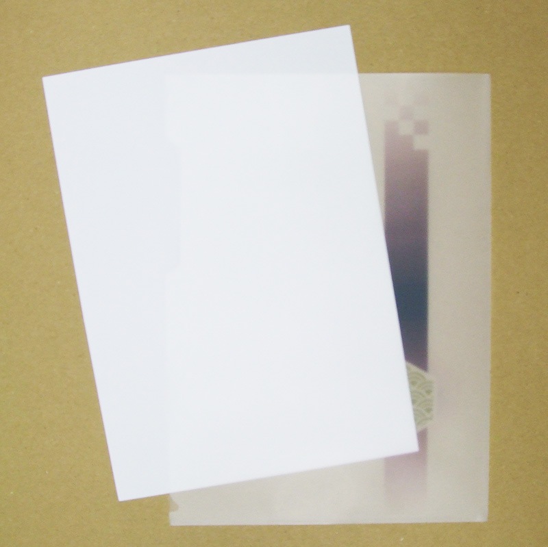 クリアファイル　-重ね吉祥-