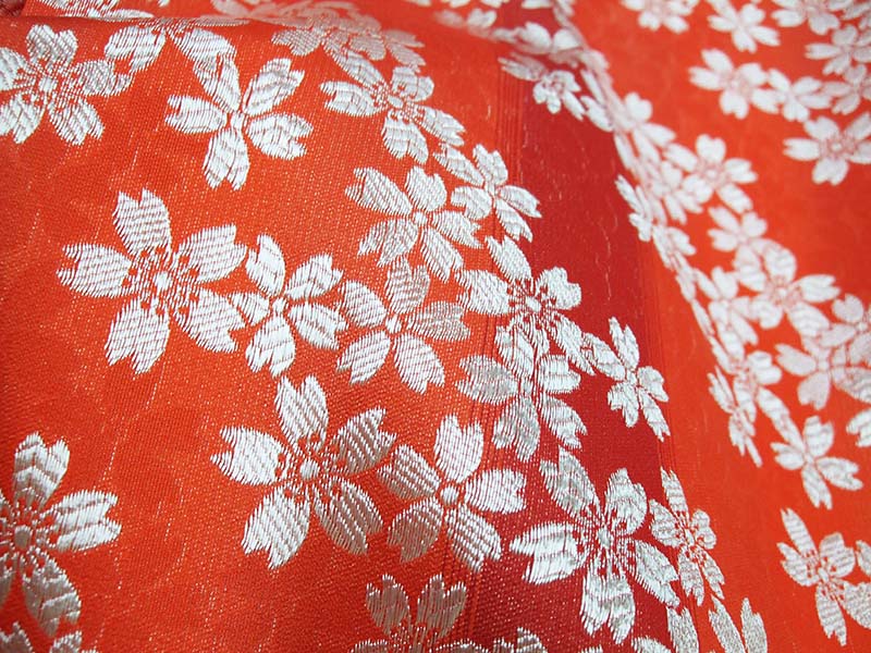 金襴生地 定番　-斜桜-