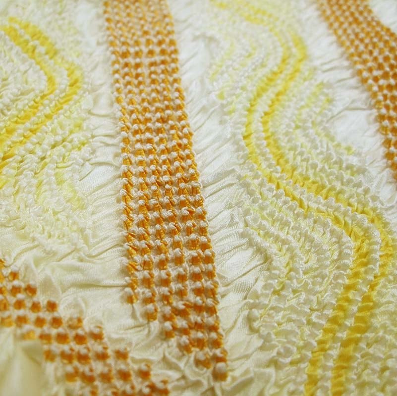 絞り帯上げ 限定　-黄-