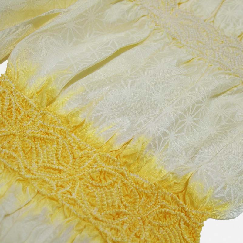 絞り帯上げ 限定　-黄-