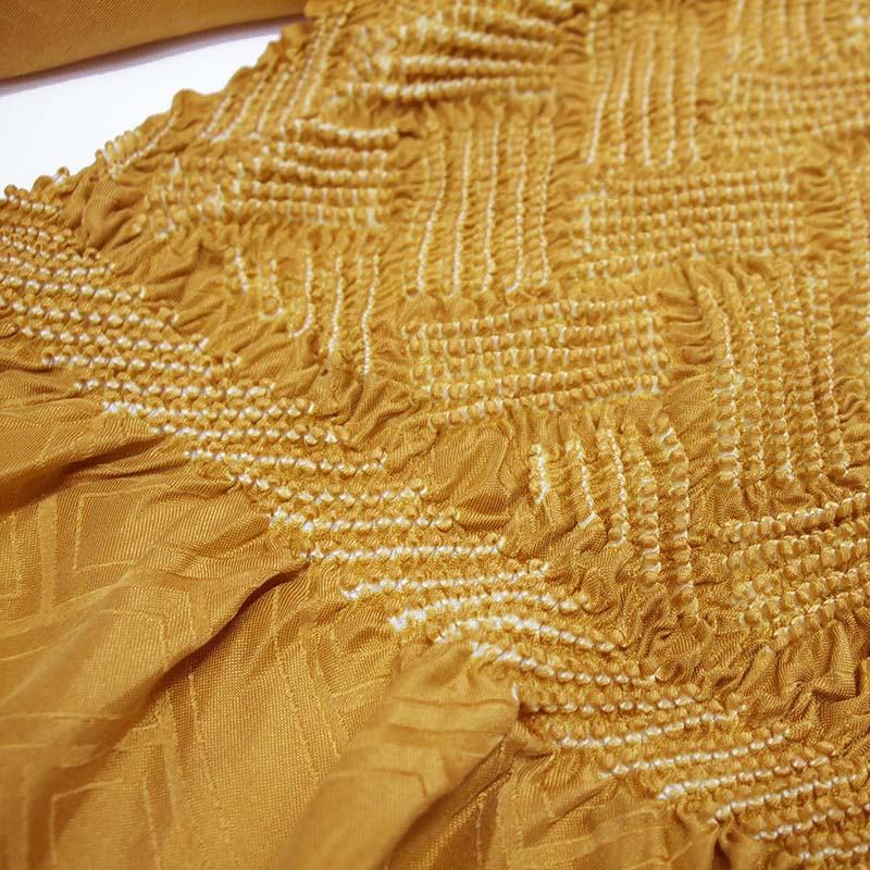 絞り帯上げ 限定　-黄-