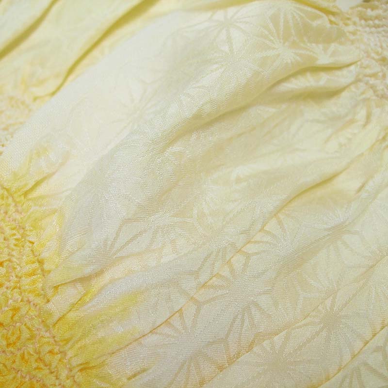 絞り帯上げ 限定　-黄-