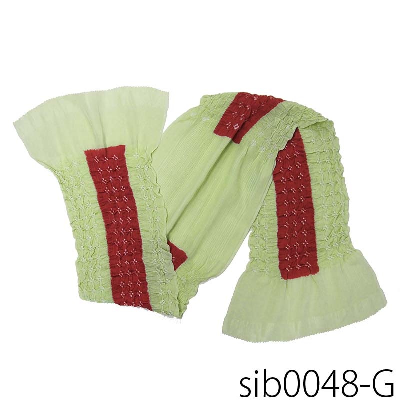 絞り帯上げ 限定　-緑-