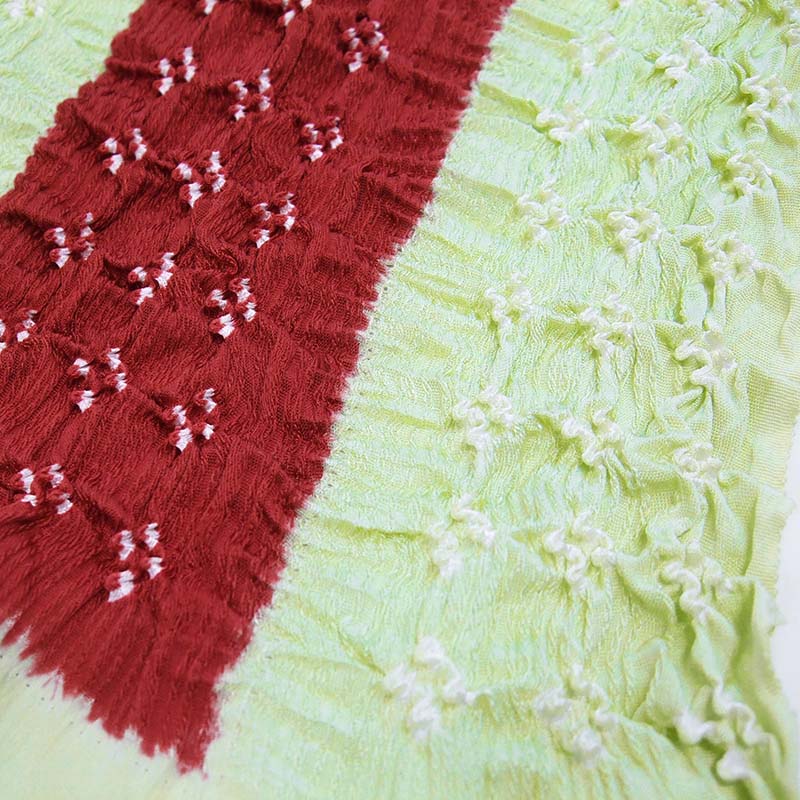 絞り帯上げ 限定　-緑-