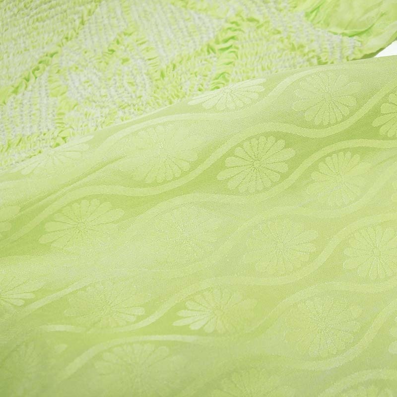 絞り帯上げ 限定　-緑-