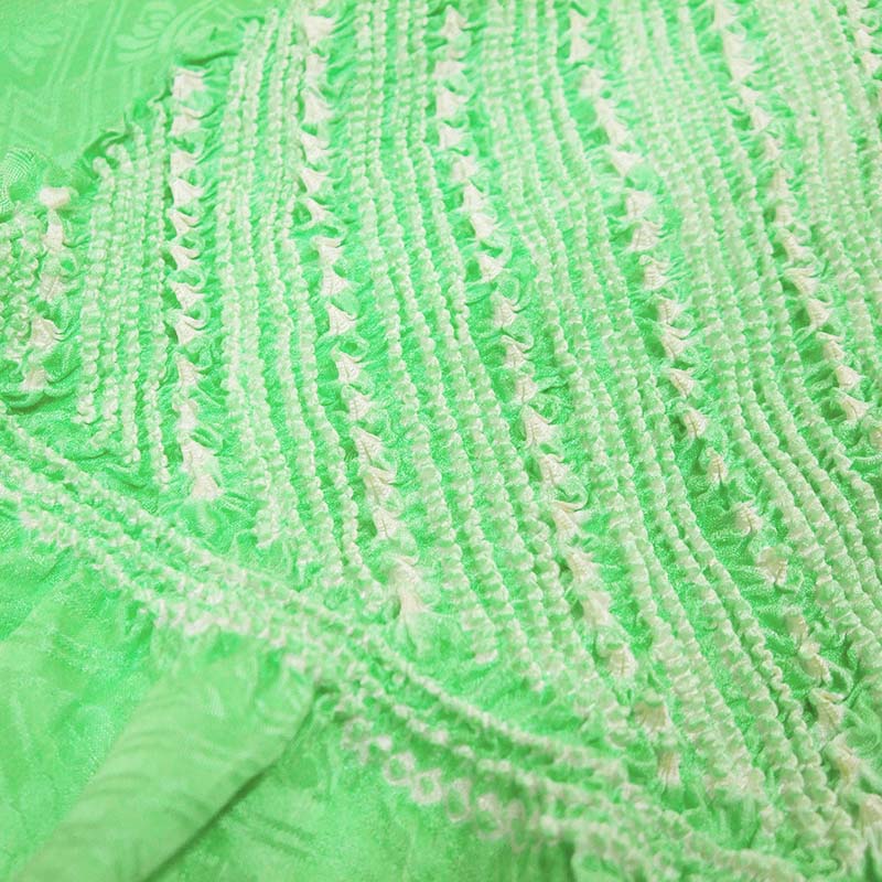 絞り帯上げ 限定　-緑-