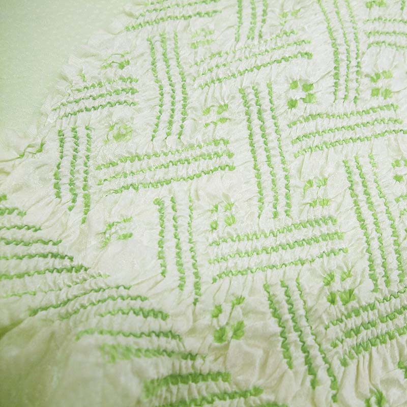 絞り帯上げ 限定　-緑-