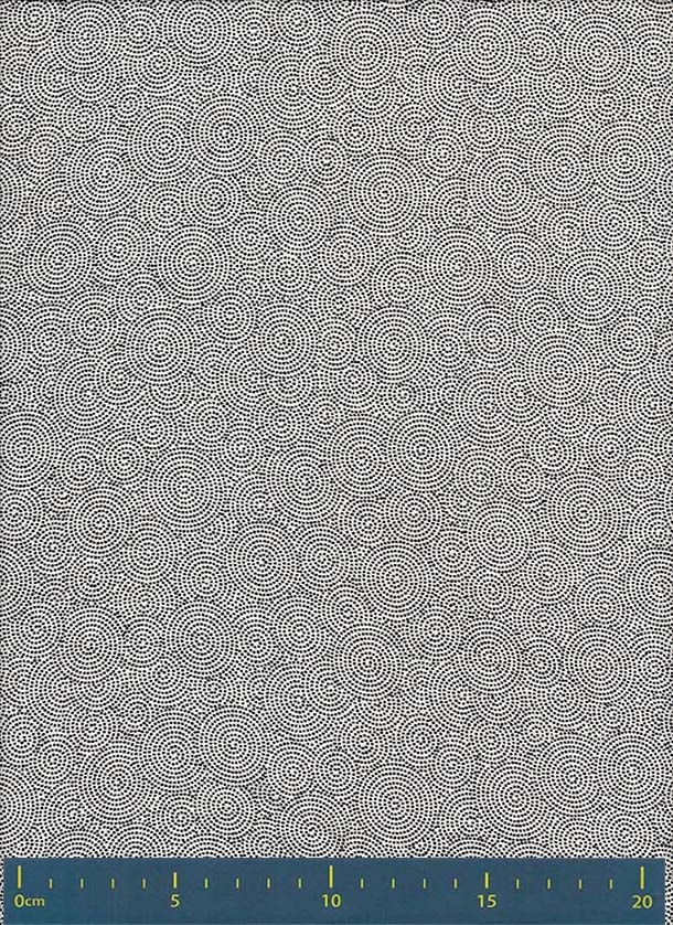 限定ちりめん友禅　-サメ小紋　白-