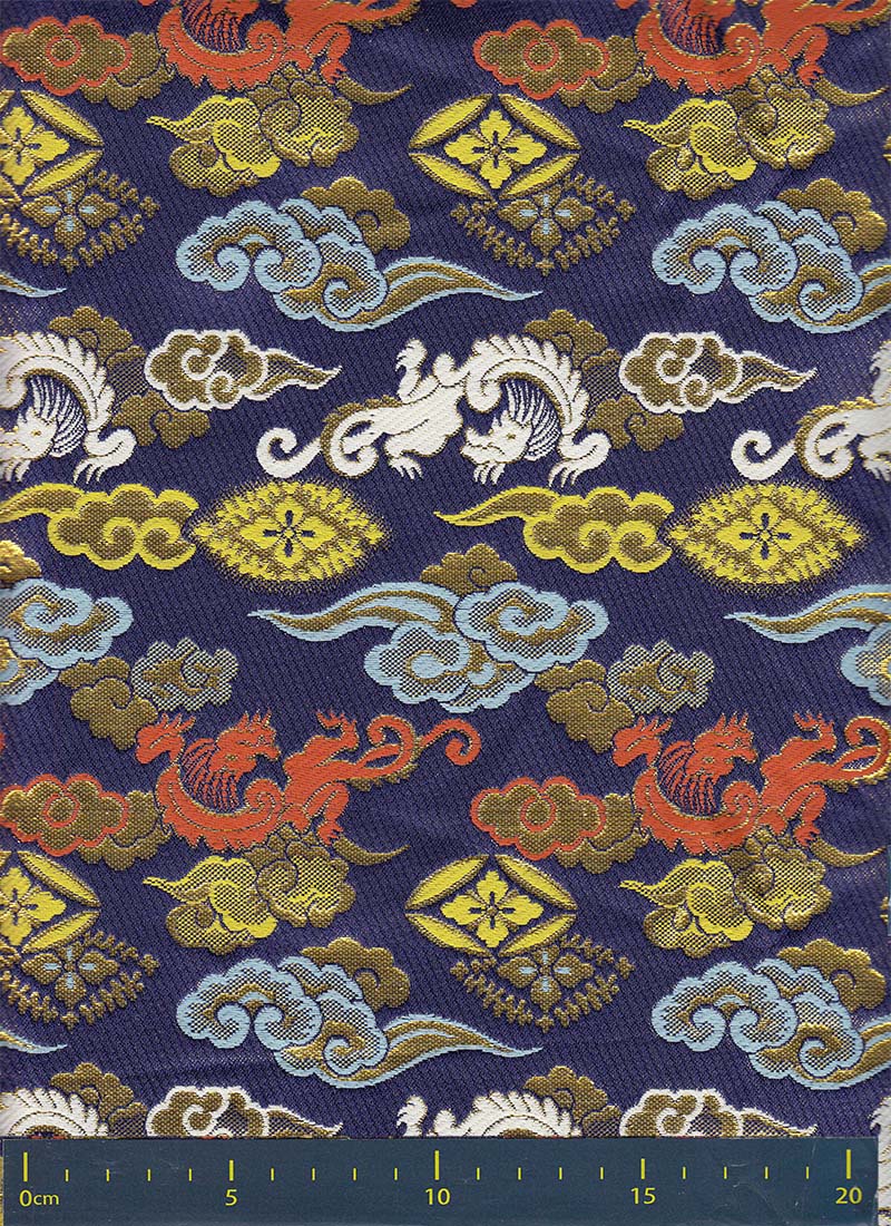 干支　-雲竜　紺-