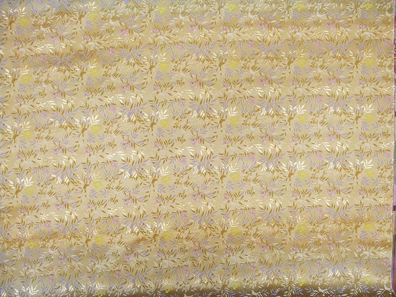 金襴生地 定番　-瑞鳥南天文様-