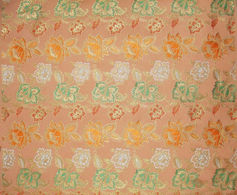 金襴生地 限定　-大唐花　ピンク-