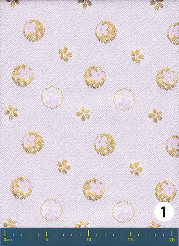 金襴生地 定番　-雪輪桜-