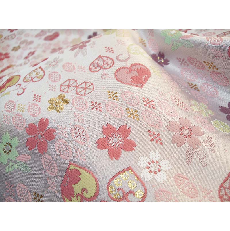 金襴生地 定番　-葵に桜-