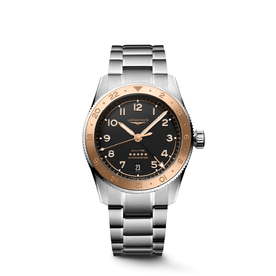 ロンジン LONGINES L3.803.5.53.6 スピリット ZULU TIME 1925【国内