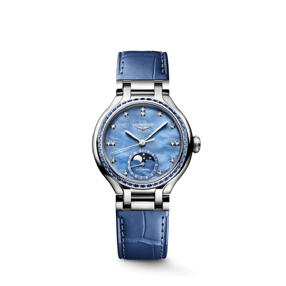 ロンジン LONGINES L8.126.0.97.2 プリマルナ ムーンフェイズ【国内正規品】