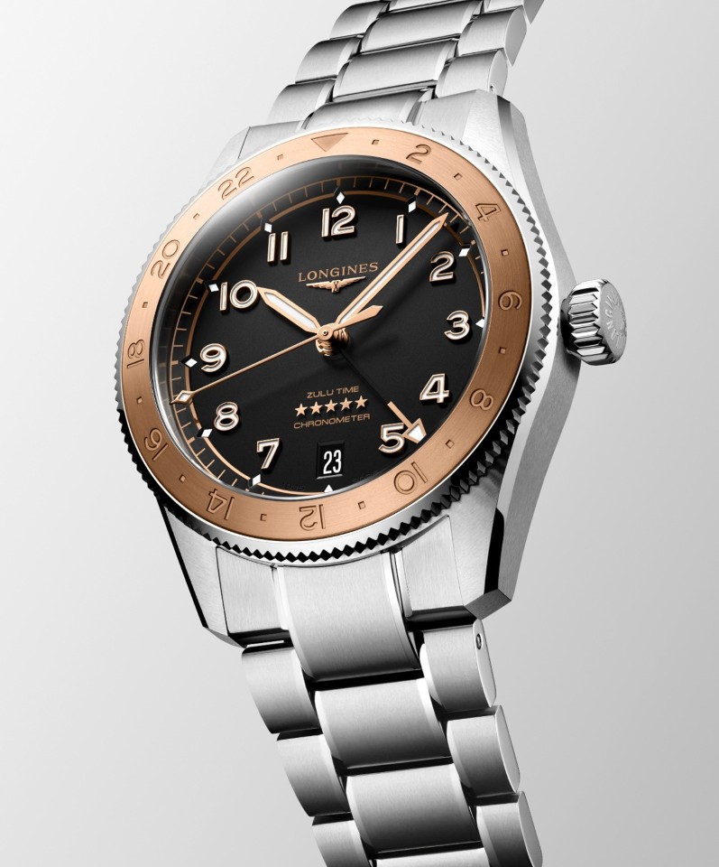 ロンジン LONGINES L3.803.5.53.6 スピリット ZULU TIME 1925【国内