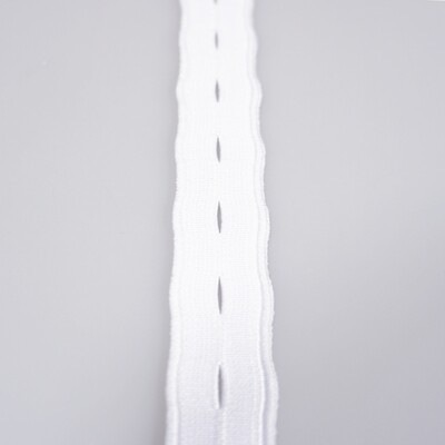 【ボタンホール　ゴム】サイズの調整が簡単！ボタンホールゴム 全6種　30ｍ巻