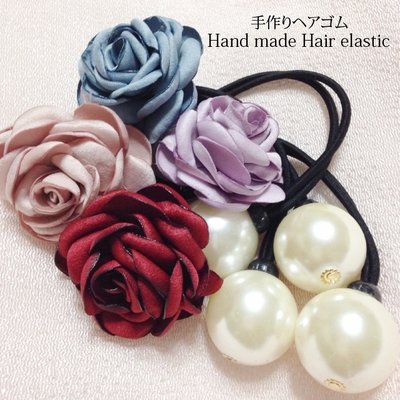 【手芸　ヘアゴム】ヘアゴムと言ったらこれ！ヘアゴムにピッタリの太さ約3mm丸ゴムウーリーゴムM 30m巻　全12色