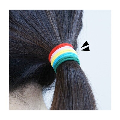 【手芸　ヘアゴム】ヘアゴムと言ったらこれ！ヘアゴムにピッタリの太さ約3mm丸ゴムウーリーゴムM 30m巻　全12色