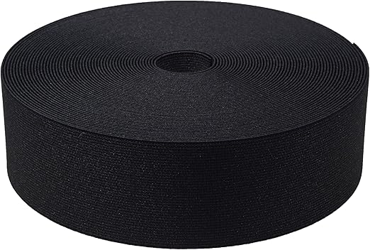 【幅広織ゴム　大巻】幅広だから大人用サスペンダーやウエストゴムに！カラー織ゴム50ｍｍ 30m巻 全2色