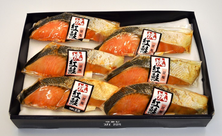 築地で創業70余年、天然の鮭専門店つきじ近富
