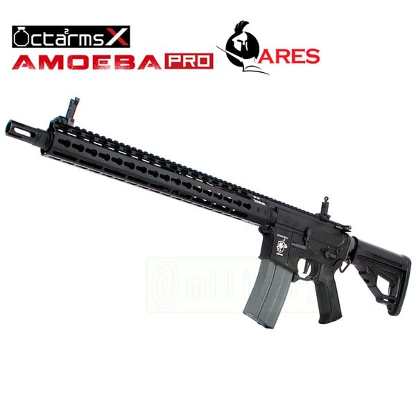 ARES 【AMOEBA PRO】 M4-KM15 アサルトライフル 電動ガン BK
