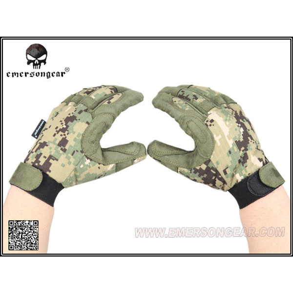 EMERSON タクティカル ライトウェイト カモフラージュ グローブ AOR2