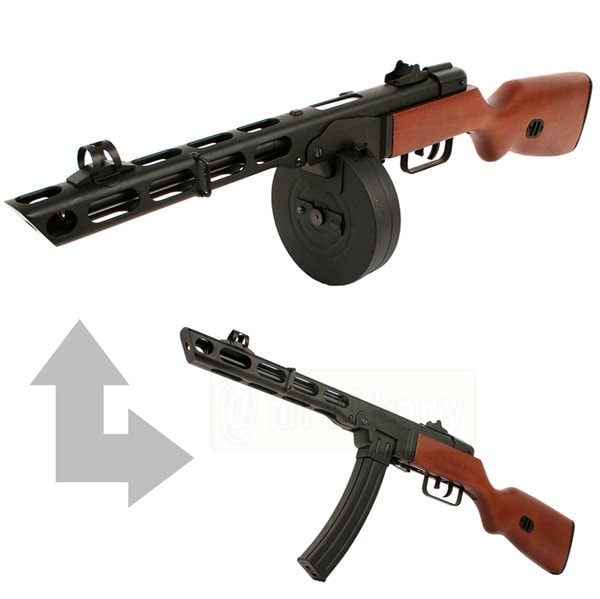 実物 PPSH41 ストック S&T PPSH-41 フルメタル＆リアルウッドストック 電動ブロー