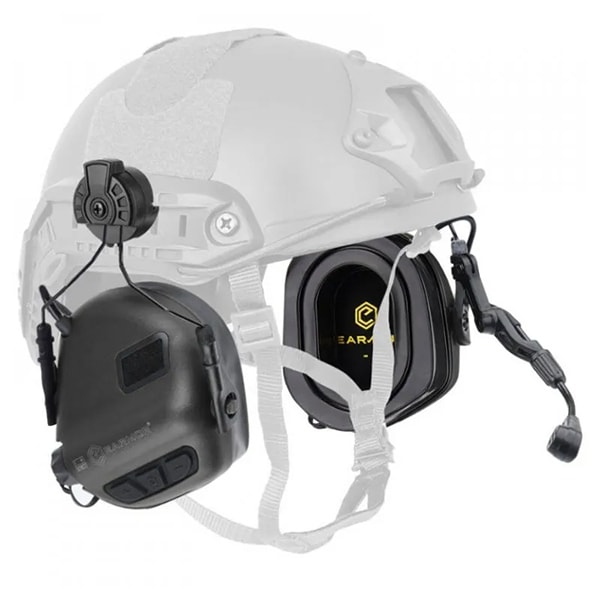 タクティカルヘルメット マルチカム ストロボ・サイドライト・ダミーイヤーマフ付き OPSMEN EARMOR M32H PLUS Tactical Headset 無線通信用電子イヤーマフ