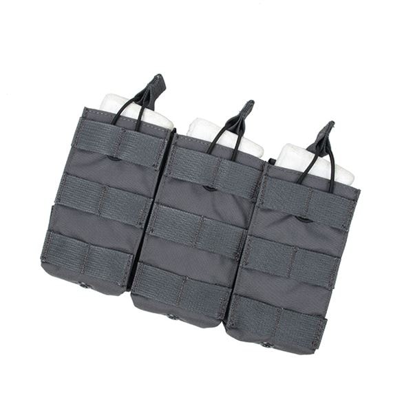 TMC トリプル MOLLE 556 マガジン ポーチ ウルフグレー | エアガン
