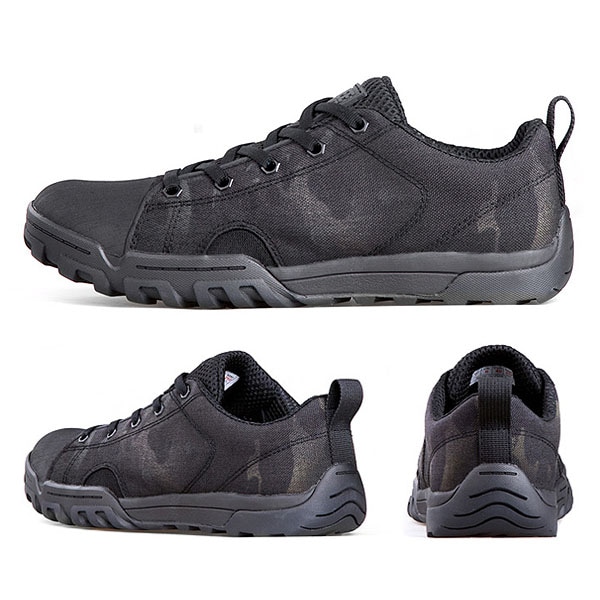 カジュアル シューズ マルチカムブラック迷彩 実物生地使用 | エアガン