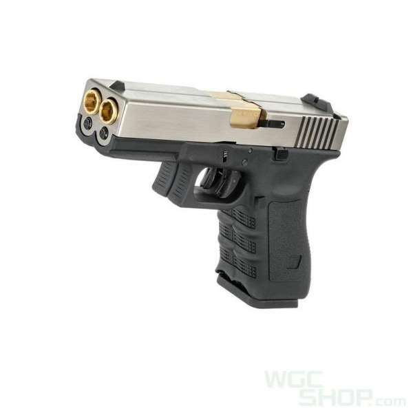 ダブルバレル G-17 WE-TECH ダブルバレル G17 Gen3 ガスブローバック シルバー