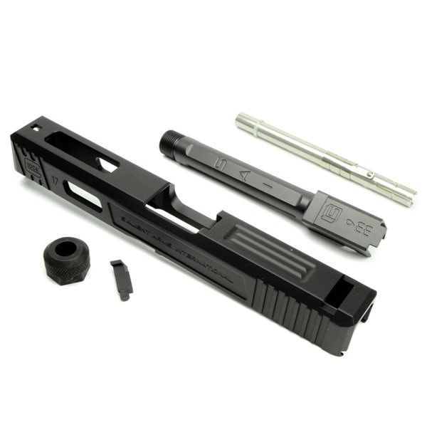 Guns Modify GLOCK17 SAI Tier1 ������ ����ߥ��饤�ɥ��å� ����ޥ륤 G17 3rd��G22�� �֥�å��Х��(14mm�եͥ�)