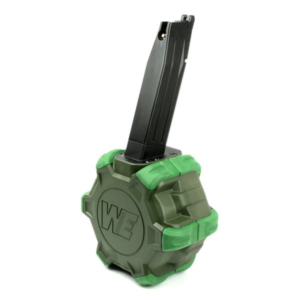 WE-TECH 300連 ドラムマガジン WE Hi-Capa5.1 ガスブローバックガン