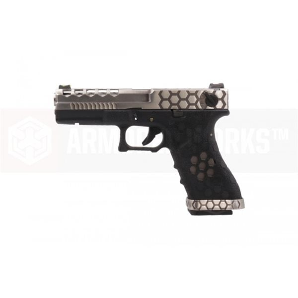 ArmorerWorks Custom AW-VX0200 Hex-Cut �����֥����Хå����� ����С� ���饤�� / �֥�å��ե졼��